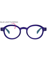 Eloise Blue Light Glasses - Indigo/Teal