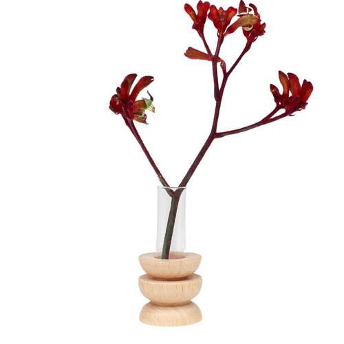 Modern Wooden Table Vase - Short Nº 3