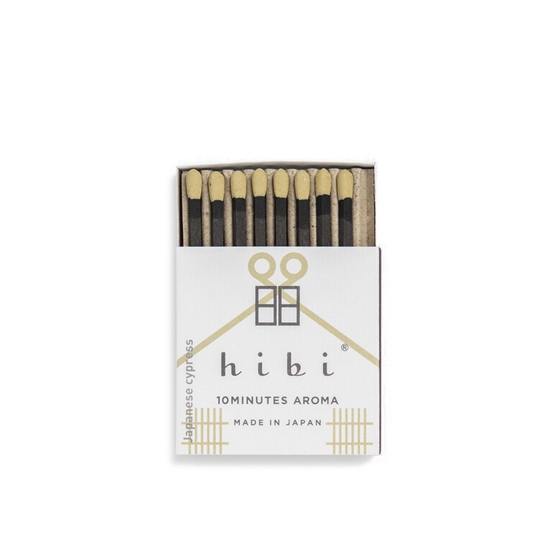 Hibi Incense Matches - Japanese Cypress