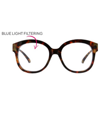 Catalina Blue Light Glasses - Tortoise