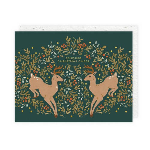 Prancer Card (Plantable Seed Paper Envelope)