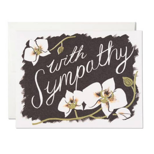 Sympathy Orchids Card