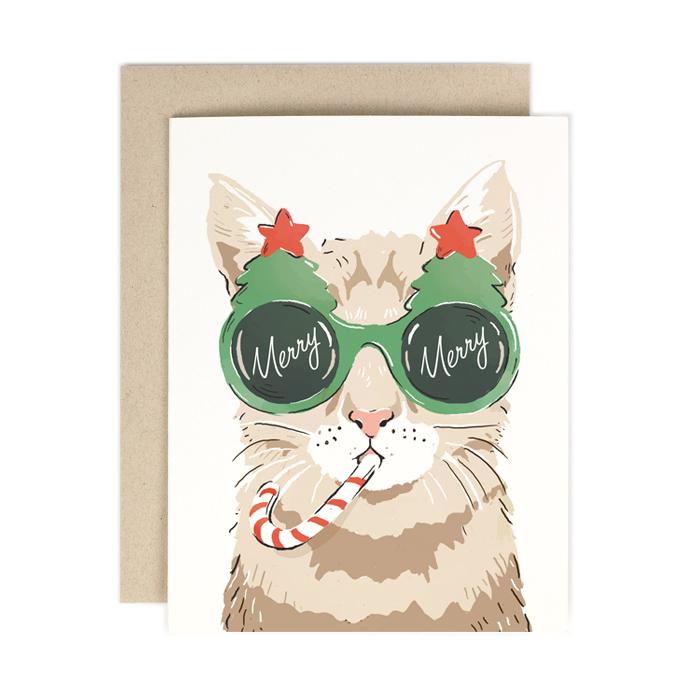 Merry Merry Cat Card