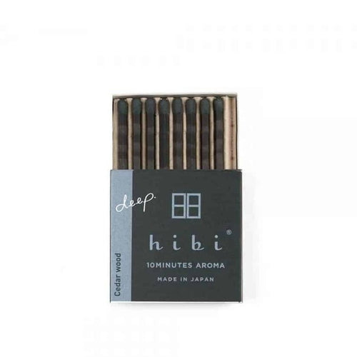 Hibi Incense Matches - Deep - Cedar Wood