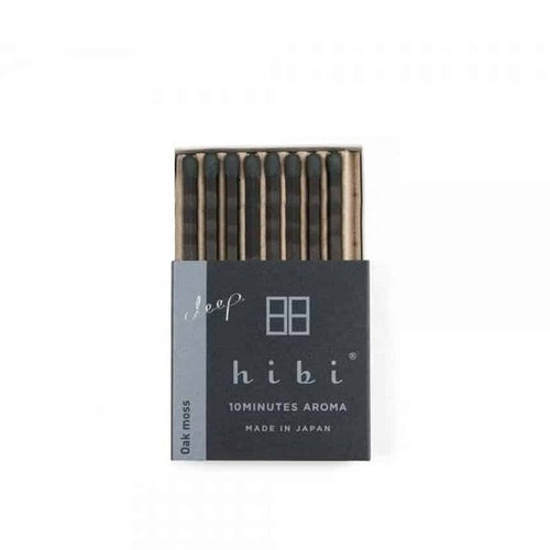 Hibi Incense Matches - Deep - Oak Moss
