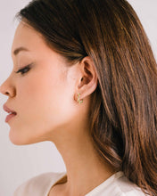 Talia Hoop Earrings - Olive