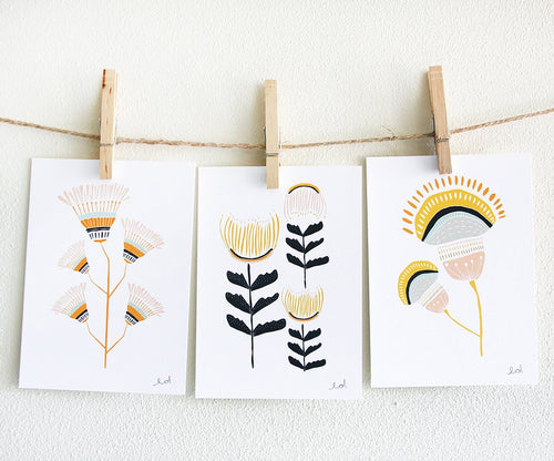 Desert Flowers Print Set - Leah Duncan