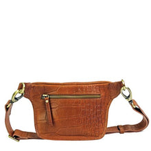 Blyth Crossbody Bag/Fanny Pack - Wild Oak Croco Leather