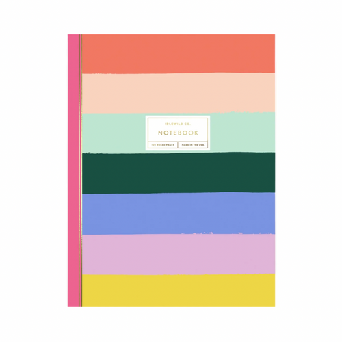 Rainbow Stripe Notebook