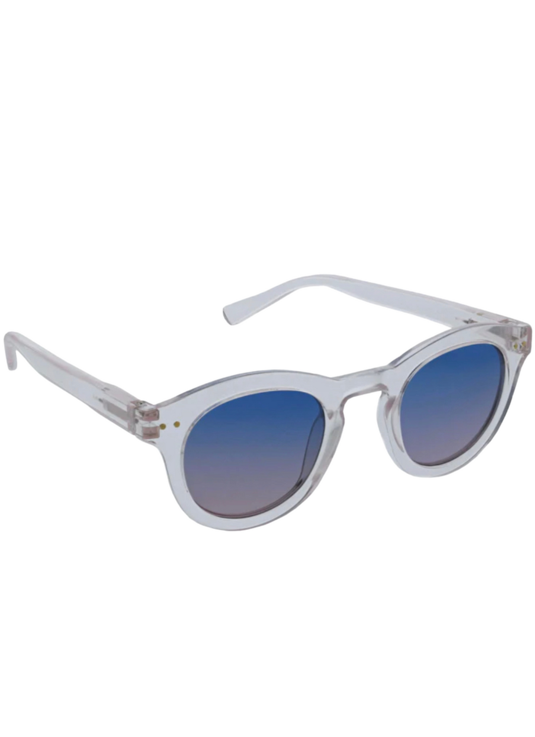 Diego Sunglasses - Clear Iridescent