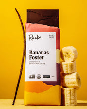 68% Bananas Foster Unroasted Dark Chocolate Bar