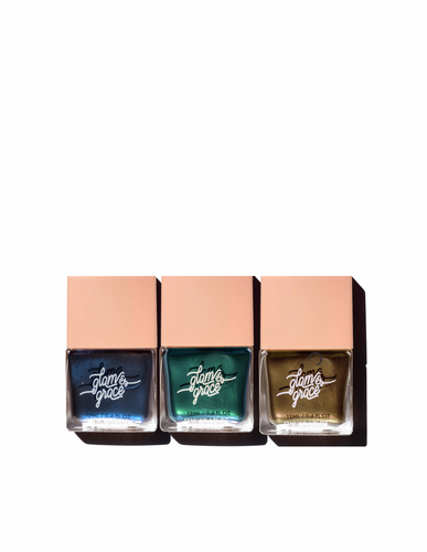 Glam & Grace Shimmer Nail Polish - Assorted Colours