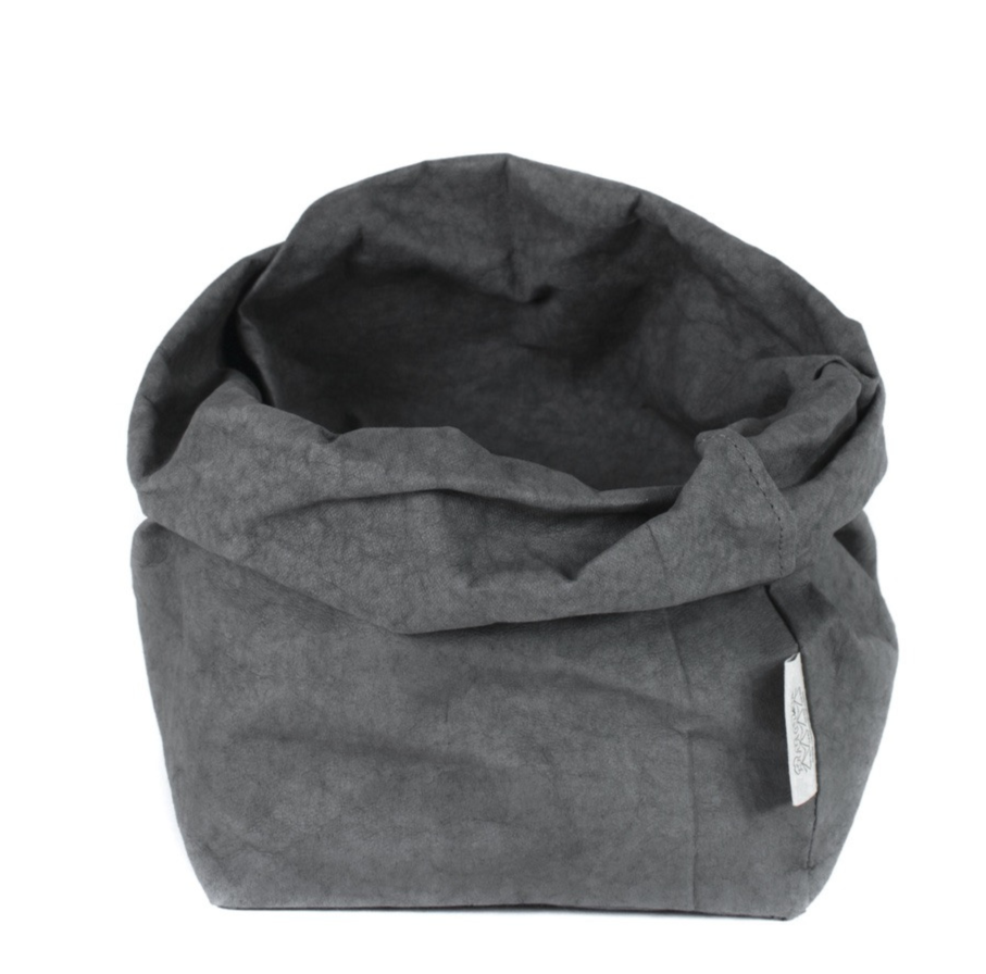 Dark Grey Uashmama Paper Bag (Multiple Sizes)